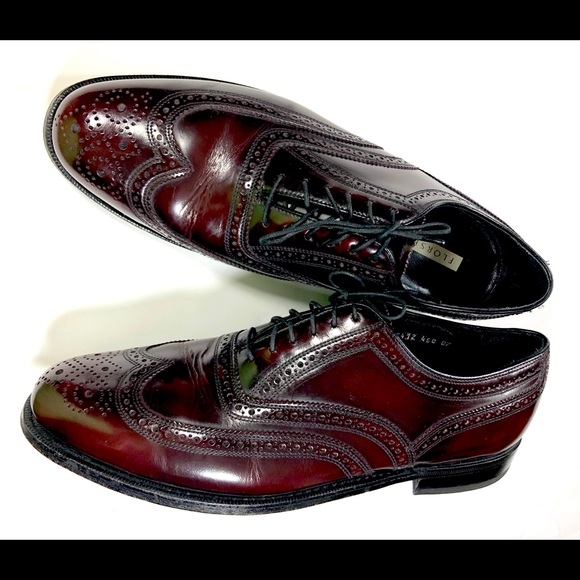 FLORSHEIM OXFORDS Men’s Dress Shoes Brown Leather